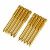 Power Tool-10Pcs 6mm Titanium Superhard Alloy Ceramic Tile Glass Drill Bits Spear Head