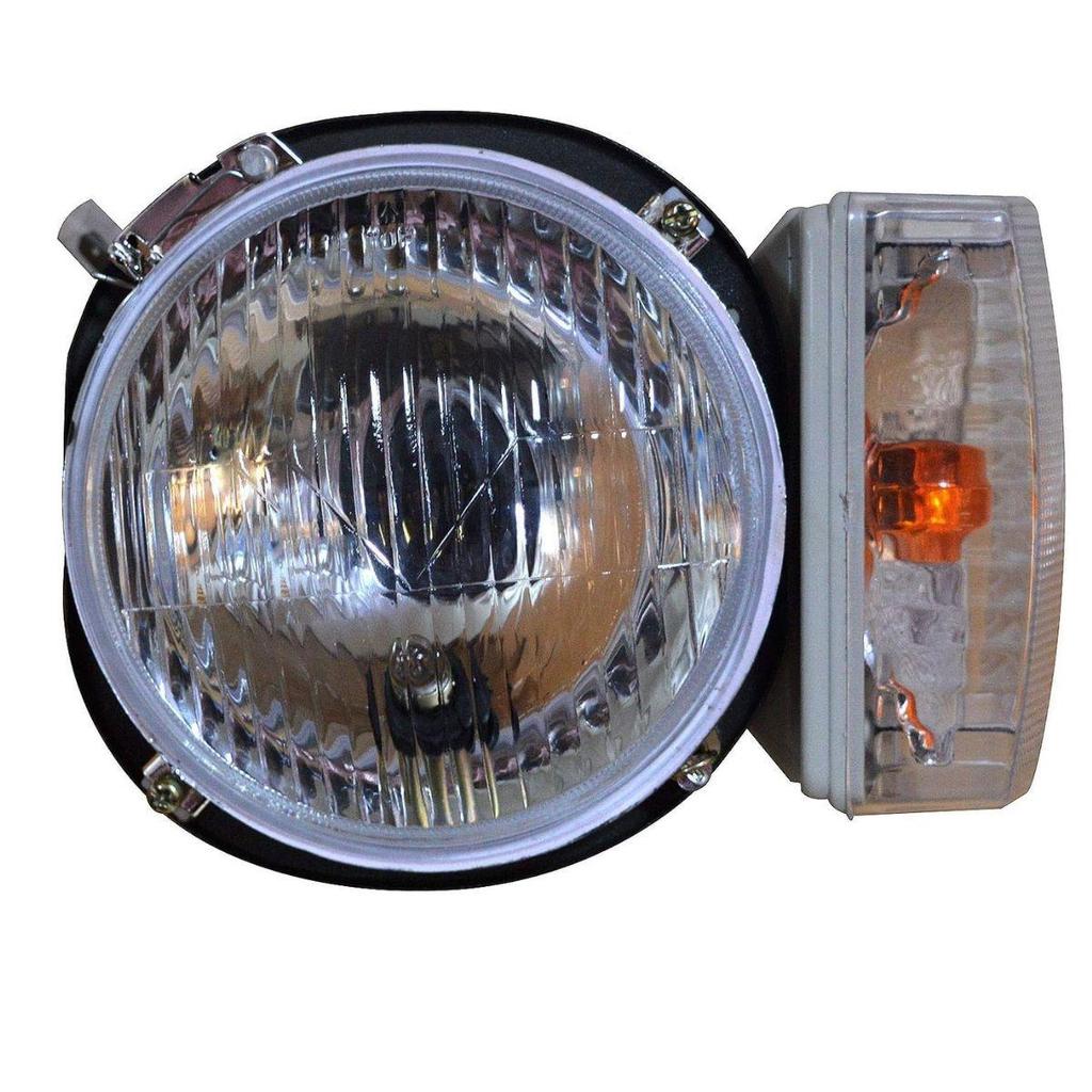 Комплект фонарей для прицепа, фара и боковые указатели с лампами 12 В, подходит для трехколесного Piaggio APE – комплект из 2 штук (Левая+правая)