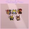 Cute Cartoon Character Badge With Adorable Little Fire Dragon Design For Fashionable Brooch Lovers