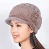 Soft Woolen Hat Elastic Hooded Thermal Cap Versatile Knitted Scarf  Women