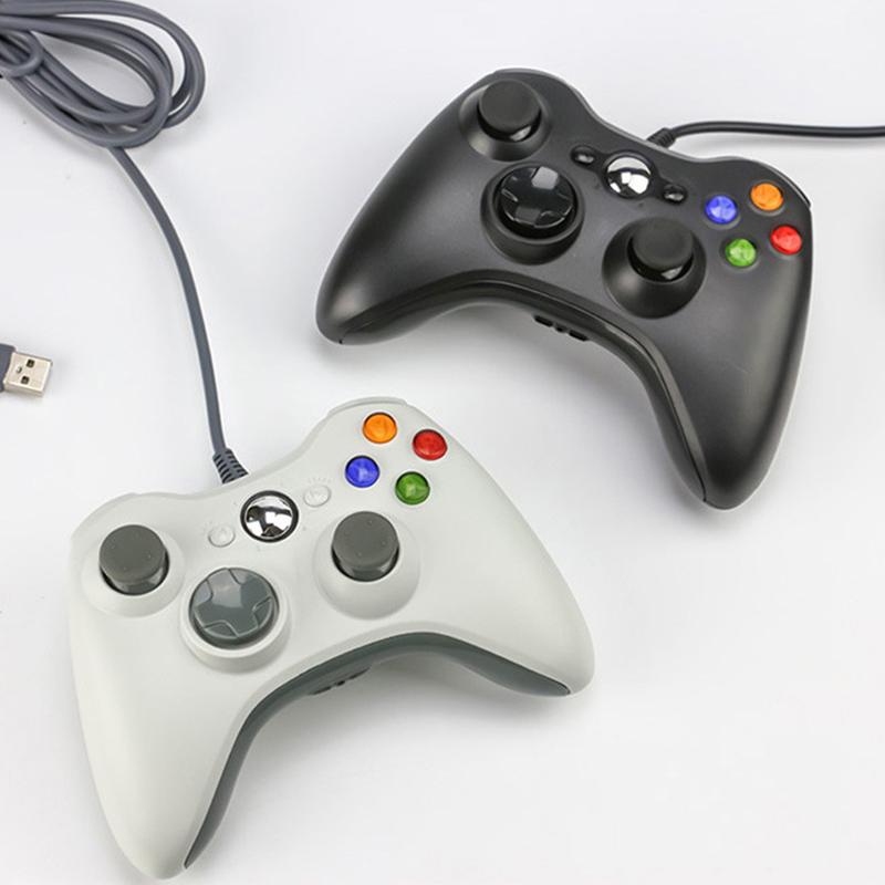 USB Wired Vibration Gamepad Joystick for PC Controller for Windows 7 / 8 / 10 No