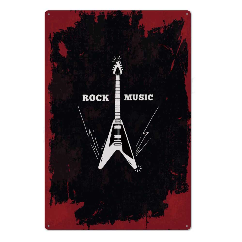 Оловянная вывеска в стиле рок-н-ролл, винтажная металлическая табличка, металлический винтажный металлический плакат, ретро-рок, Настенный декор для бара, паба, клуба, мужская пещера 20x30