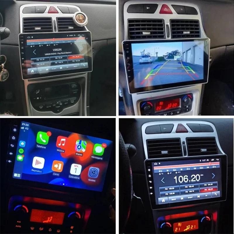 JIUYIN AI Голосовое управление Для Peugeot 307 SW 307CC 307SW 2002 - 2013 Автомагнитола 2 DIN Android Auto Мультимедиа GPS Трек Carplay 2din DVD