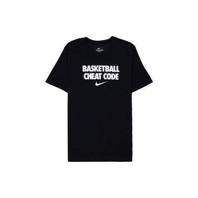 Футболка баскетбольная Cheat Code Dri-Fit черная мужская уличная DJ1558-010
