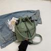 Новая модная сумка-ведро для женщин, универсальная нейлоновая сумка через плечо, модная сумка через плечо в корейском стиле для женщин