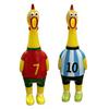 Screaming Chicken Toy for Dogs Rubber Squeaky Chicken 12.6 Inch Detachable Design Loud Scream Sound Stress Relief Prank Novelty Toy for Adults