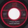 7-дюймовая пластинка ANITA BRYANT Paper Roses E1884S US Pop Б/у
