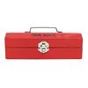 Tool Box Storage Box Pencil Case Fude Box Pen Case Organizing Paper Paste Box Interior Red Red [TAKEMEKI]