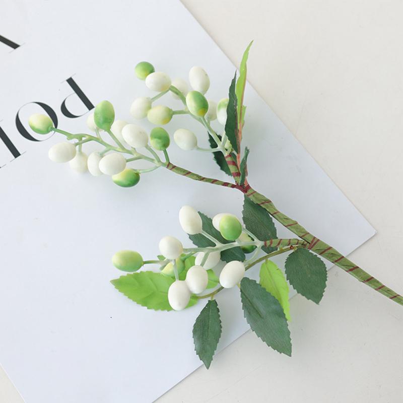 3 пучка искусственных ягодных стеблей, искусственные цветы, фотореквизит для дома, рождественской вечеринки, свадьбы