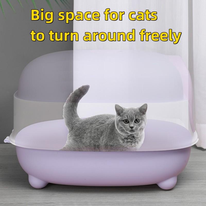 Большой размер кошачьего туалета, полностью закрытый туалетный лоток, автоматическая дезодорация, УФ-закрытый кошачий туалет, чистящие средства для кошек