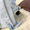 Polar Dot Print Backpack Women's Large Capacity Backpack Student Schoolbag