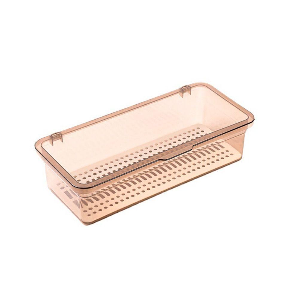 Makeup Brush Holder With Cover Desktop Organizer Cosmetics Storage Storage Box Stationery Container
