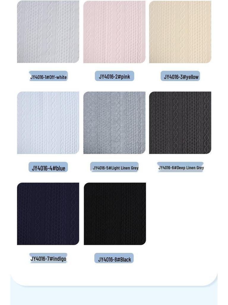 Women's Diamond Grid Jacquard Knit Sweater Fabric - Polyester-Spandex Blend