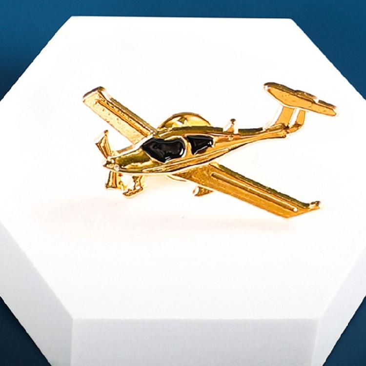 Значок пилота Знак авиационного крыла Нагрудный знак капитана Металлический значок авиакомпании на лацкан Значок крыла летчика