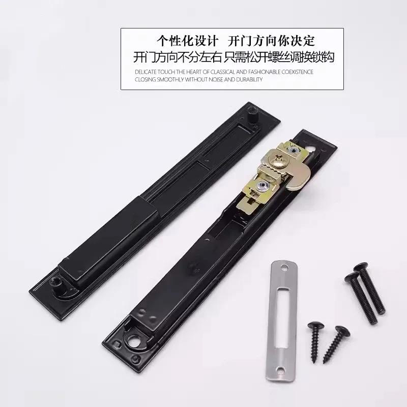 Sliding Door Window Handle Lock Hook Style Flush Mount Zinc Alloy Durable Sliding Door Sliding Window Lock Home Hardware