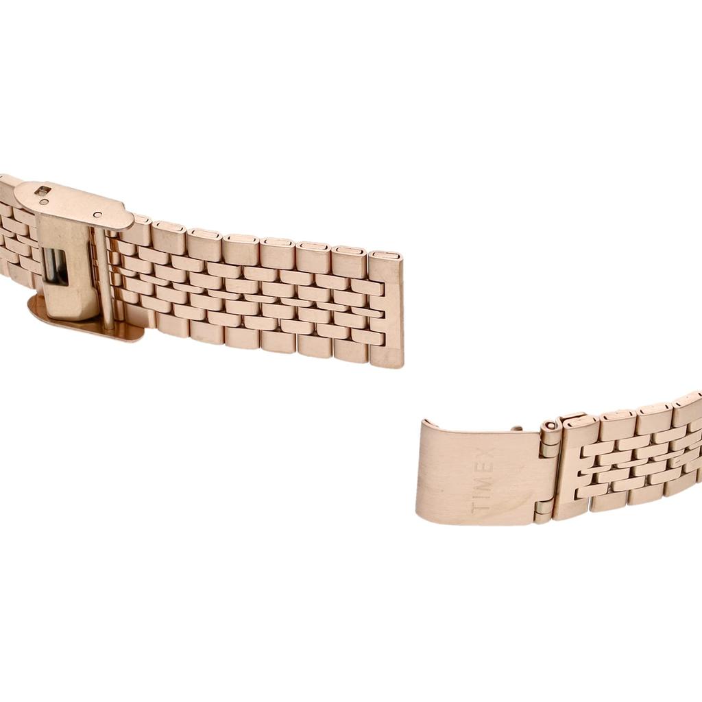 Часы Timex Timex80 с синим циферблатом, латунные, кварцевые, кварцевые, 30 мм, американские часы TW2V19600, унисекс, золотые [TIMEX] [Товар]