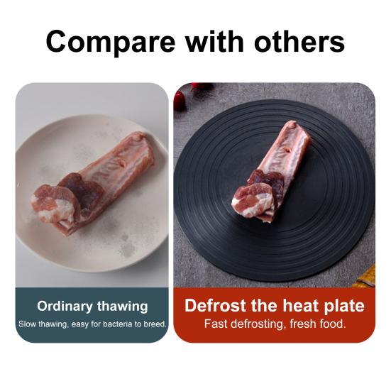 Тепловой диффузор для газовой плиты, алюминиевая термопластина 9/11 дюйма с ручкой, предотвращающей ожоги, поддон для быстрой разморозки, плита для медленного кипячения, кухонная утварь для быстрого размораживания