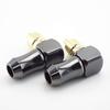 90 Degree RCA Male Plug Connector  Audio Adapter Connectors Gold Plated Terminal for 6.2mm Speaker Cable L Type