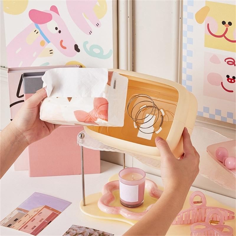 Простые органайзеры для салфеток в дофаминовой тематике, Премиальные материалы, Дизайн, Настольные органайзеры для современного дома и офиса