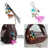 Stylish Weaving Rope Keyring 3D Dices and Horse Keychain Handmade Bag Pendant Accessories for Fashion Enthusiasts