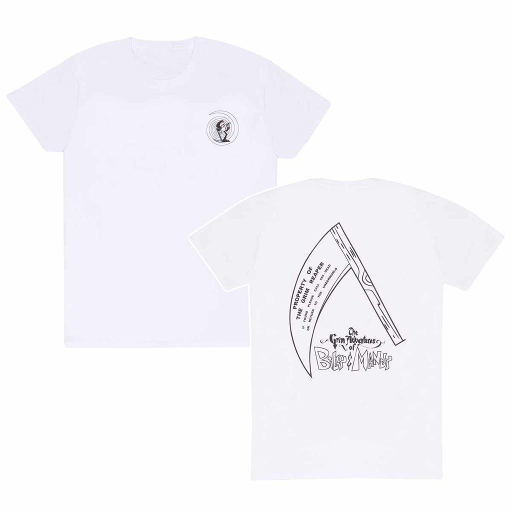 The Grim Adventures Of Billy And Mandy Grim Official Tee T-Shirt Mens Unisex