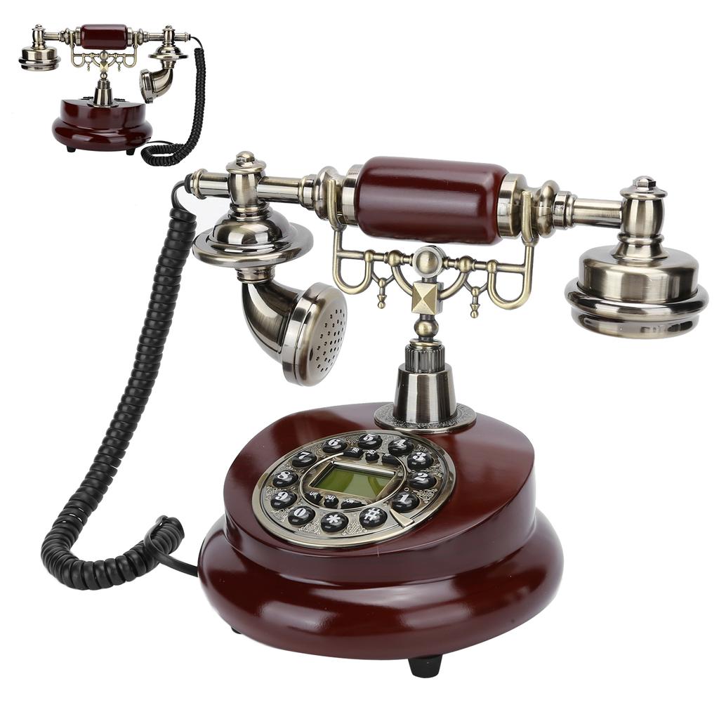 CTN8026 Винтажный настольный телефон Многофункциональный стационарный телефон ABS с функцией повторного набора номера Flash