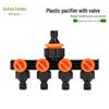 Quick Connect Diverter with Valve for Garden Hose - 5-way Plastic Faucet Adapter