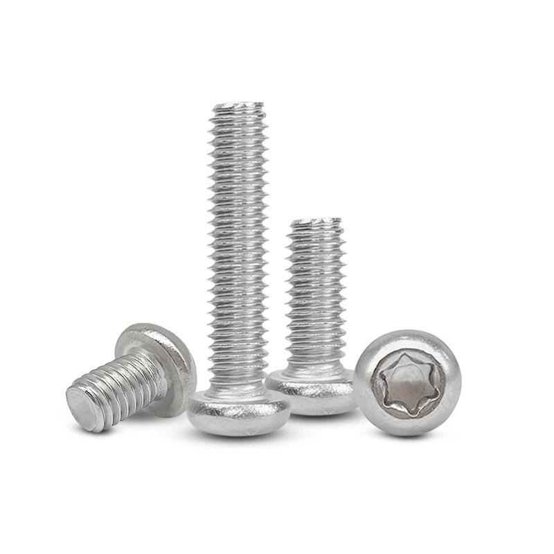 304 Stainless Steel Pan Head Torx Machine Screw - M2, M2.5, M3, M4, M5, M6