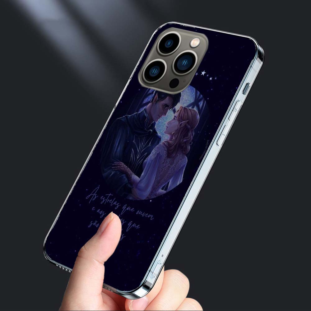 Чехол для телефона Acotar A Court of Mist and Fury Для Iphone 16E 15 Pro 14 Plus 17E 16 17 Pro Max Air 11 12 13 Mini Ударопрочный Capa