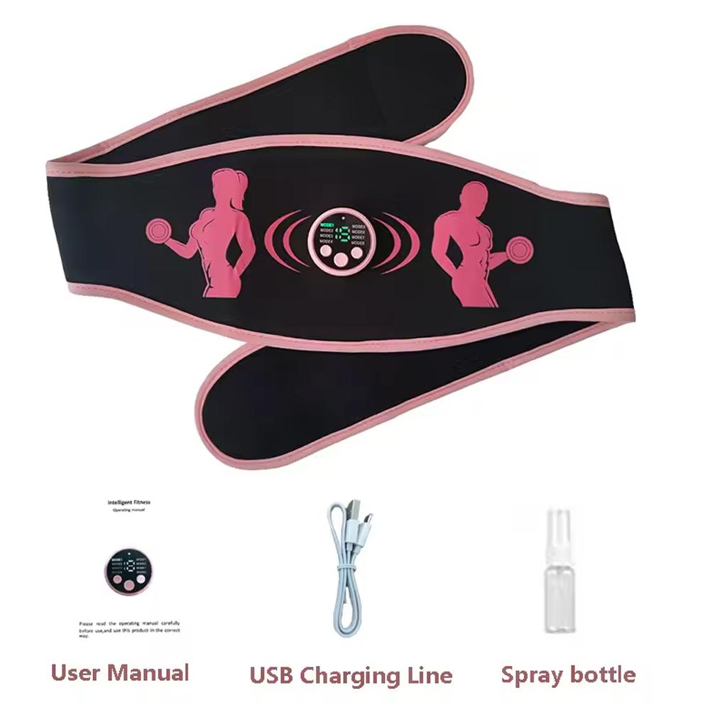 EMS Muscle Stimulation Abs Abdominal Belt Trainer Stimulator Massage Fitness Slimming Massager Belly Weight Loss Body Shaping