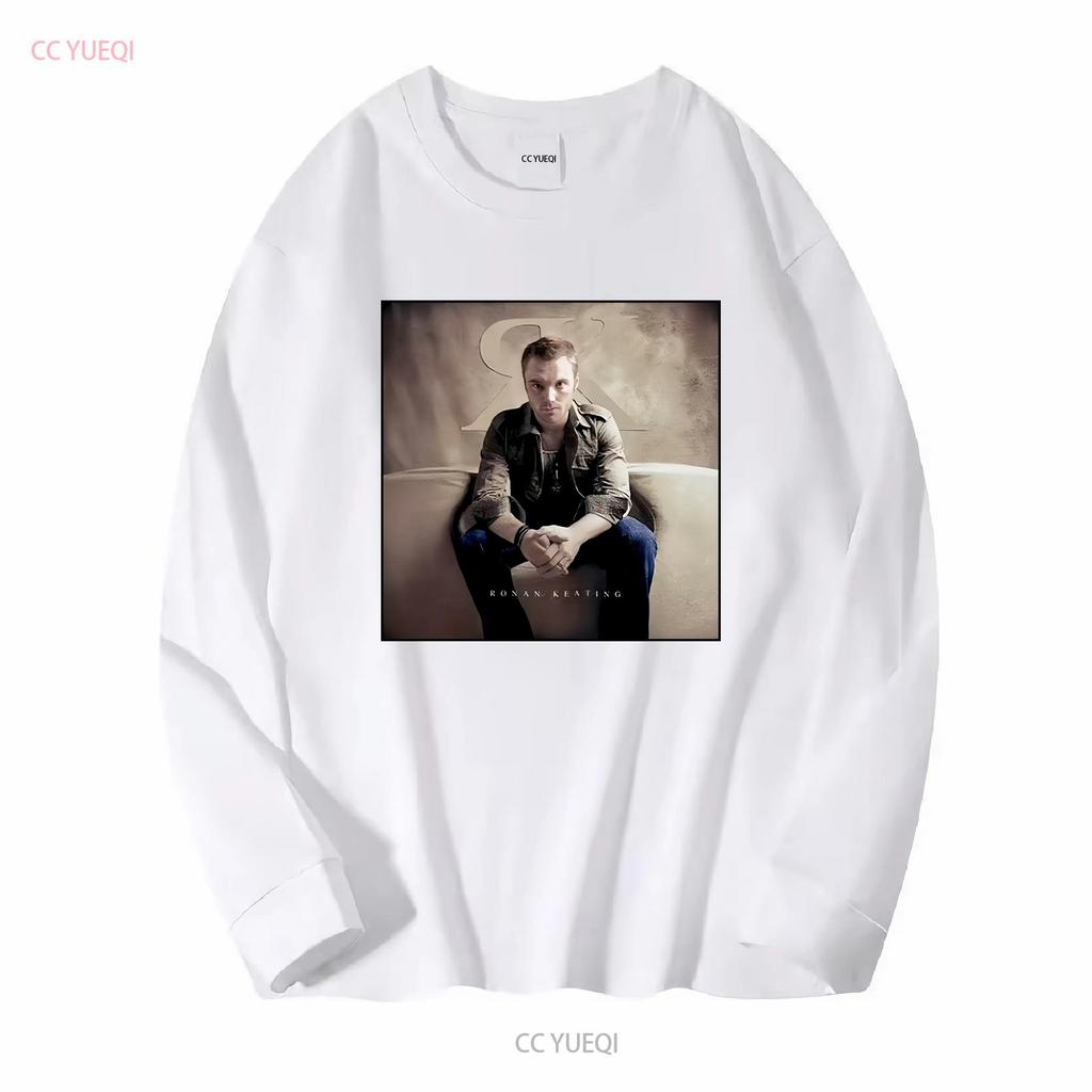 Винтажная футболка Ronan Keating 2003 года Тур Музыкальная группа Мужская XL Белая Взрослая винтажная Стильная дышащая с принтом