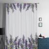 Акварельные цветы лаванды прозрачные шторы для гостиной прозрачный тюль занавеска для окна спальня кухня декор вуаль шторы