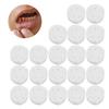 100 шт. мешок Стоматологические свернутые ватные шарики Натуральные стоматологические ватные валики Высокоабсорбирующая вата