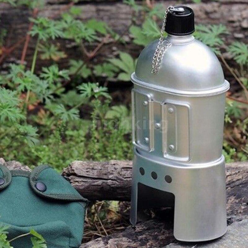 Набор посуды из 3 предметов, ультра-легкая алюминиевая военная чашка для столовой, набор дровяной печи с чехлом для кемпинга, пешего туризма, альпинизма