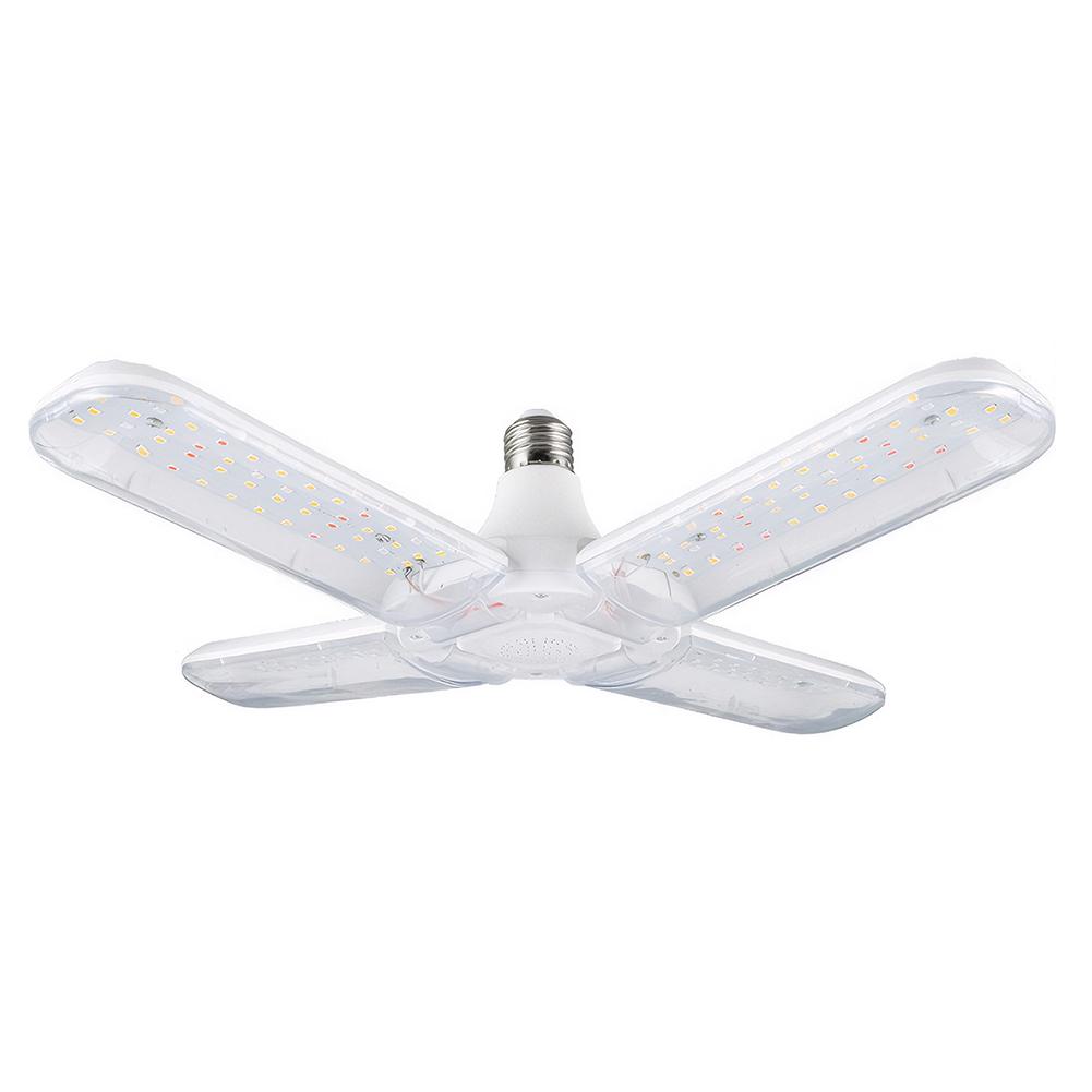 36W Full Spectrum E27 Plant Growing Light Foldable E27 Phyto Lamp Bulb E27 Plant Lamp for Indoor Plants Flower Seedling