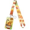 Cute Chubby Animal Lanyard for Key Neck Strap lanyard Card ID Badge Holder Key Chain Key Holder Keyring Accessories Holiday Gift 6