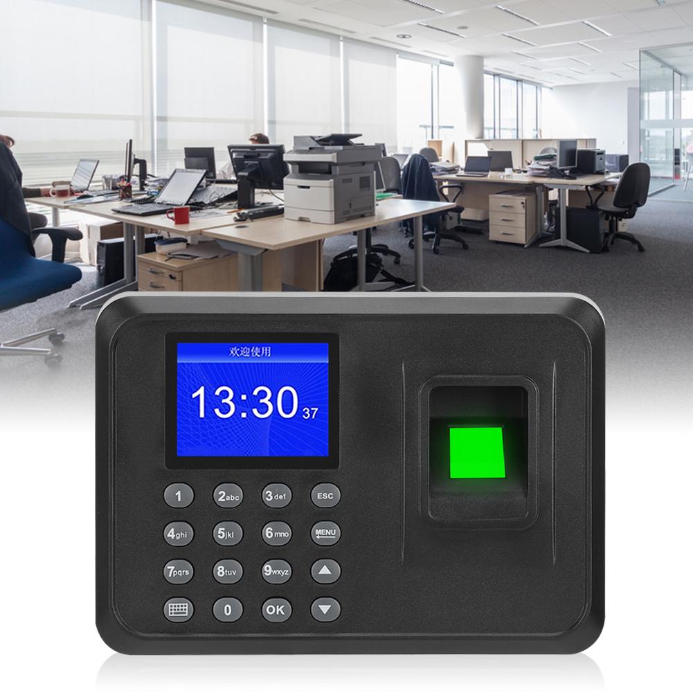 2.4in Screen Biometric Fingerprint Password Attendance Machine Time Clock Recorder