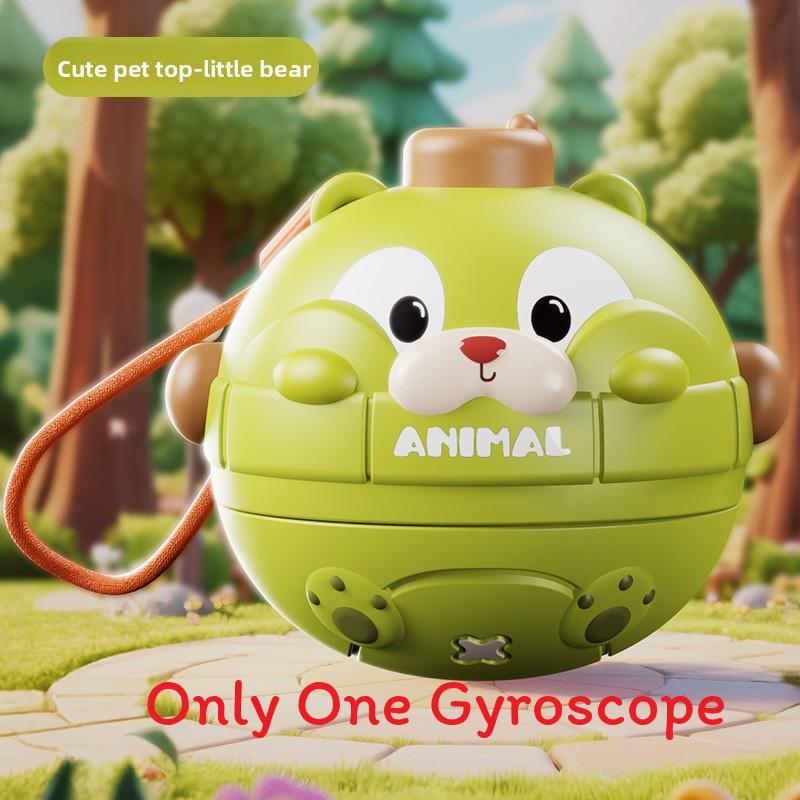 Cartoon Hamster Elephant Rabbit Gyroscope With Press And Collision Features For Parent Child Interactive Play