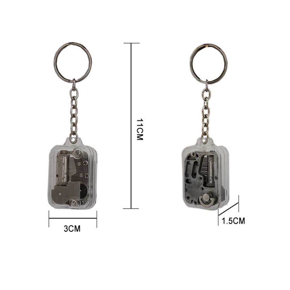 С винтами Творческий часовой механизм DIY игровой набор Механическая работа Брелки для ключей Чехол Брелоки Музыкальные шкатулки