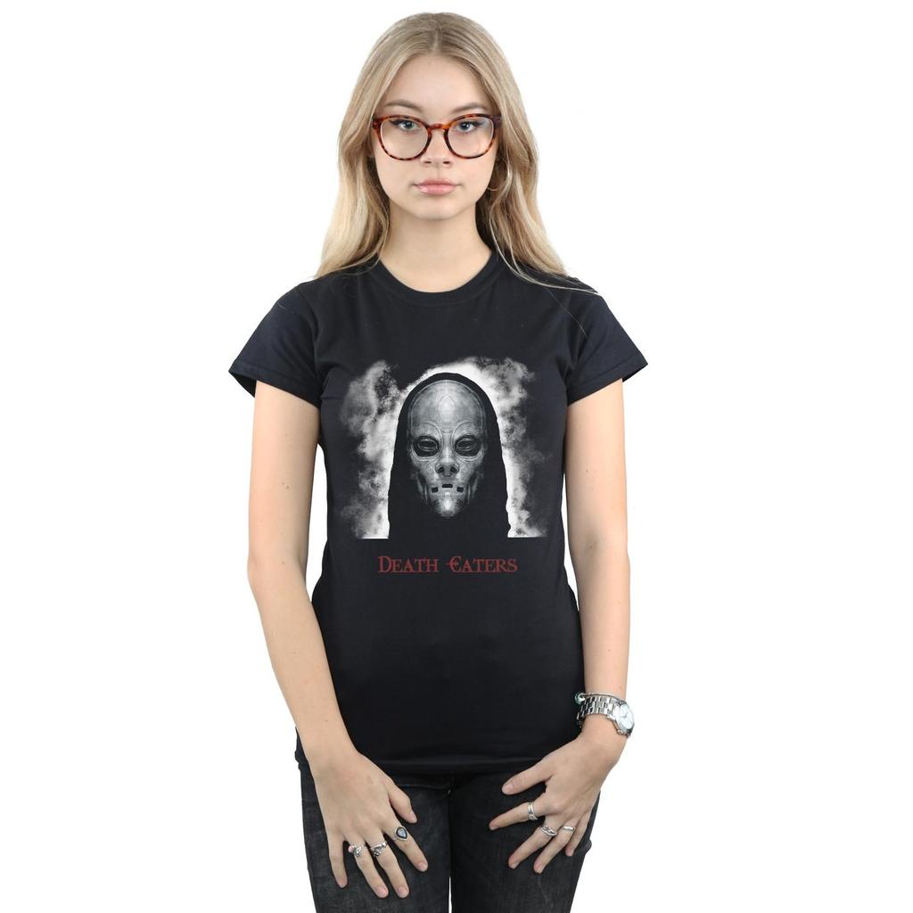 Harry Potter Womens/Ladies Death Eater Mask Cotton T-Shirt