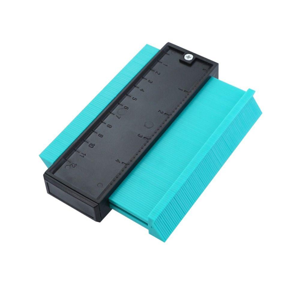 Zinc Zinc Alloy Edge Duplicator Plastic Contour Profile Gauge Profile Measuring Angle Ruler For Wood Working