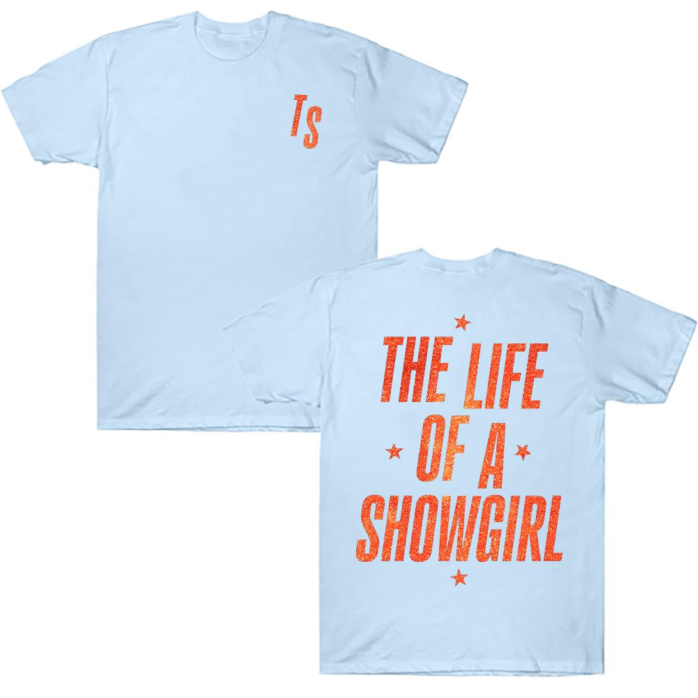 Comfort Cotton Vintage The Life of A Showgirl T-shirts New Album 2025 Tees TS Gift for Fan Clothing Summer Fashion Men Women Top