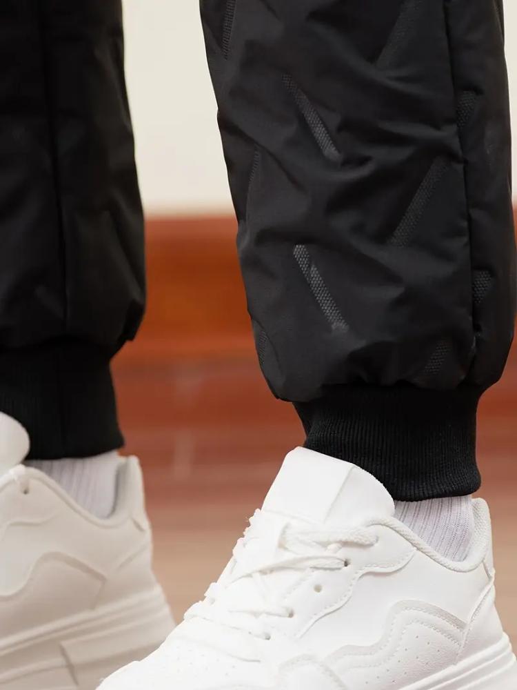 Women's High Quality Windproof Thermal Fleece-Lined Jogger Pants with Zipper Pockets & Adjustable Drawstring Waist Casual Pants Outdoor Jogging Pants