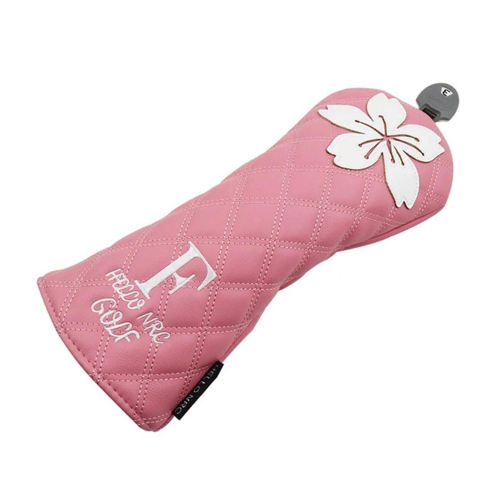 Soft And Durable Golf Club Protector Sakura Pattern Wood Headcover Golf Head Cover  Driver Fairway