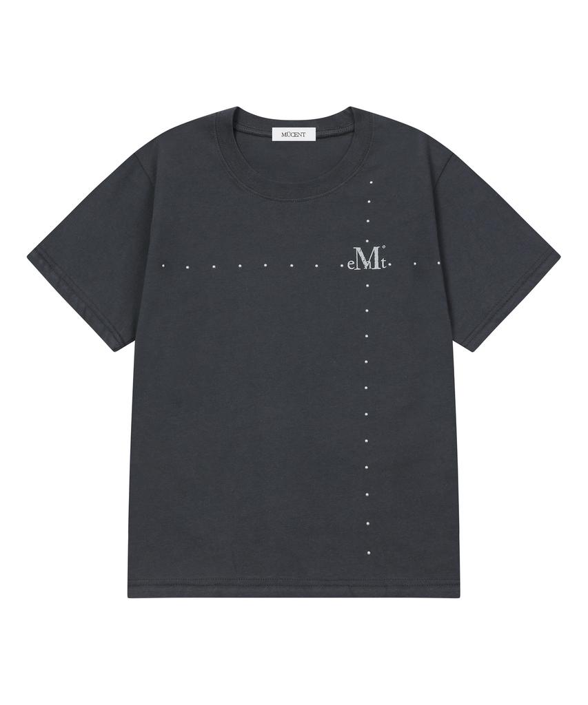 MUCENT Bliss Dot Cross Short Sleeve Tee