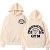 Powerhouse Gym Geek Fitness Print Hoodies Unisex Women Casual Vintage Oversized Sweatshirt The High Street Fashion Hip Hop Hoodie