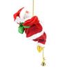 Santa Claus Climbing Chimney Electric Toy with Beads and Shaking Boot, Single/Double Ladder.