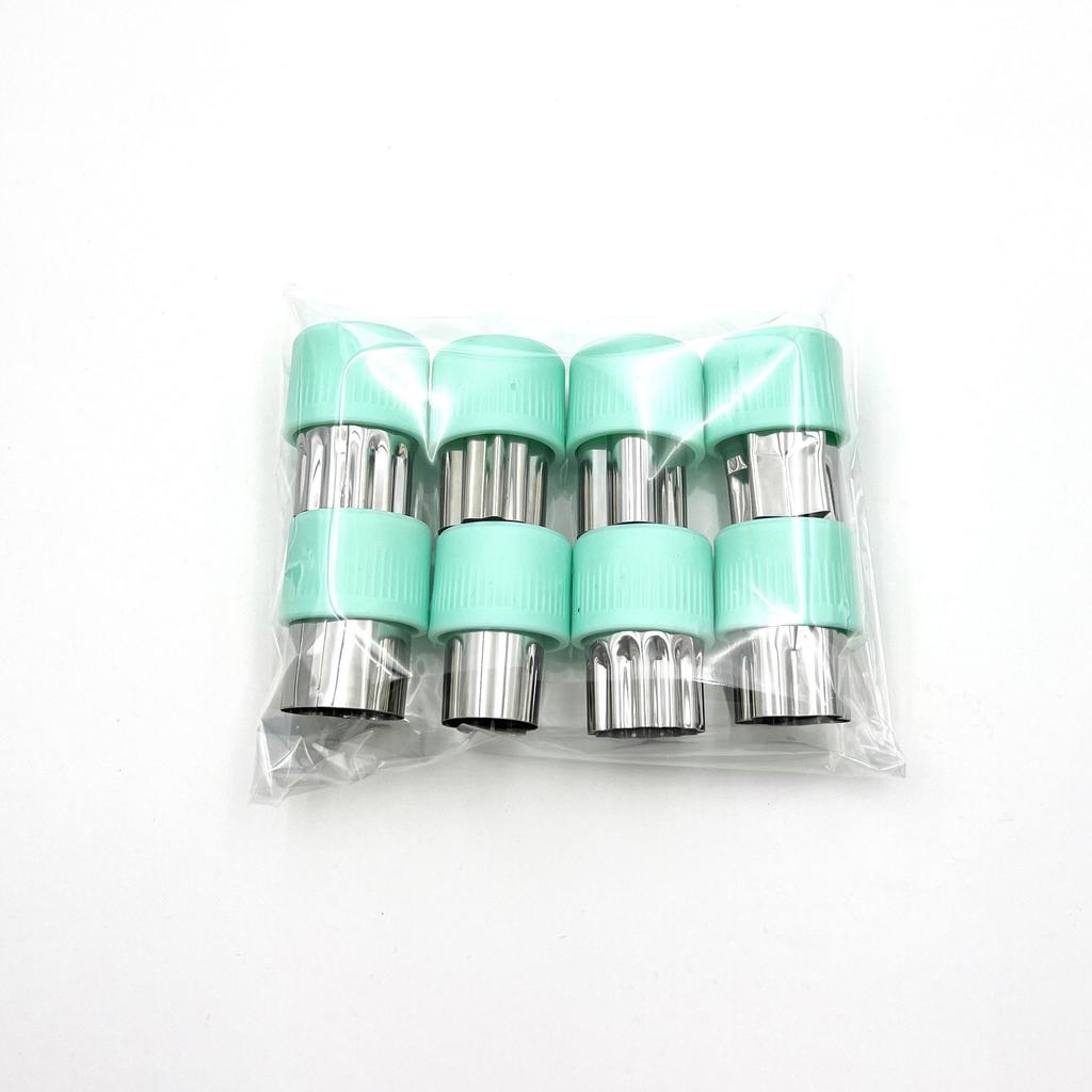 8 шт. в форме сердца, пресс-форма для помадки, печенья, печенья, пластиковые пресс-формы, инструменты для выпечки