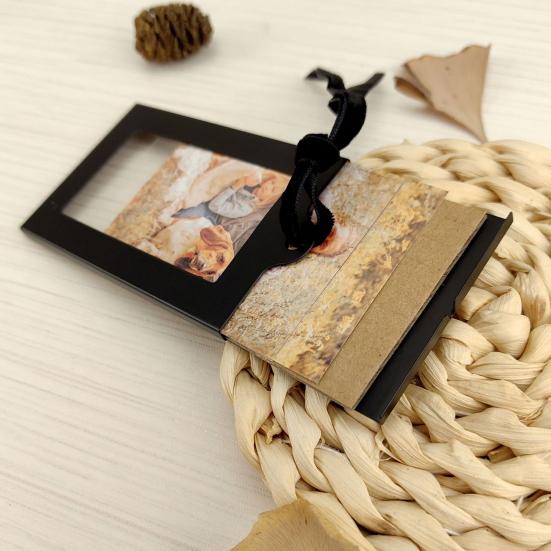 Фоторамка в виде семейного дерева, металлическая подставка для фоторамки в виде дерева с 6 декоративными рамками 1,77" x 2,56"/2,17" x 3,15" для декора настенного стола