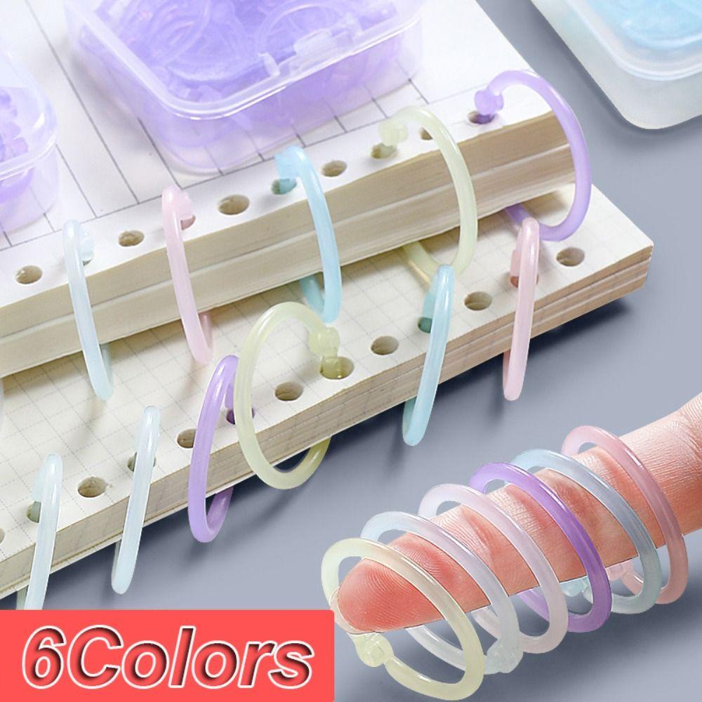 Многофункциональное кольцо-биндер 15/20/25 мм Зажим для фиксации листов бумаги Школа Офис